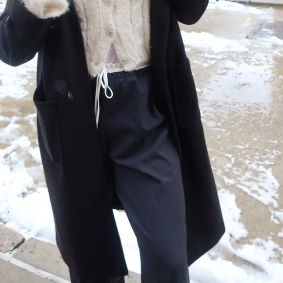 Zara Wide Leg Tie Trousers - Picture 4 of 5